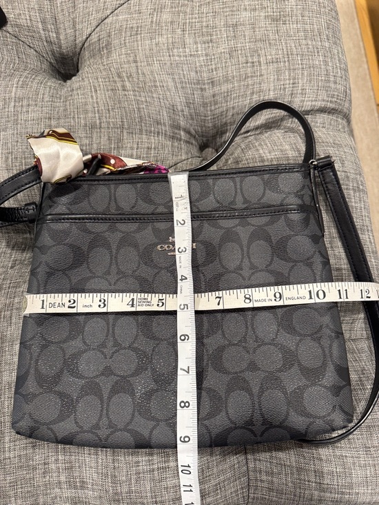 Coach Black File Signature Crossbody Bag - Picture 13 of 17